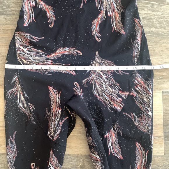 Free People Movement jumpsuit workout one piece feather print sz large - Picture 10 of 11